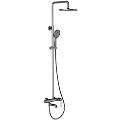 Душевая система Gappo G2406-9 Оружейная сталь