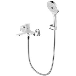 Смеситель для ванны Gappo G3203-8 Хром-белый