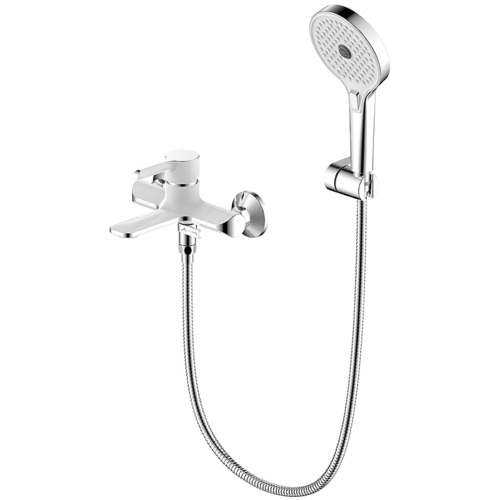 Смеситель для ванны Gappo G3203-8 Хром-белый
