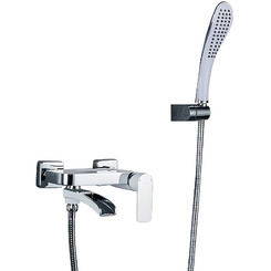 Смеситель для ванны Gappo G3248-8 Хром-белый
