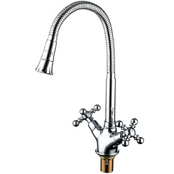 Смеситель для кухни с гибким изливом Gappo G4089 Хром