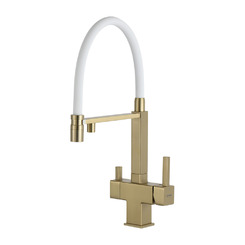 Смеситель для кухни с гибким изливом Gappo G4395-53 Золото