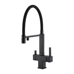Смеситель для кухни с гибким изливом Gappo G4395-56 Чёрный