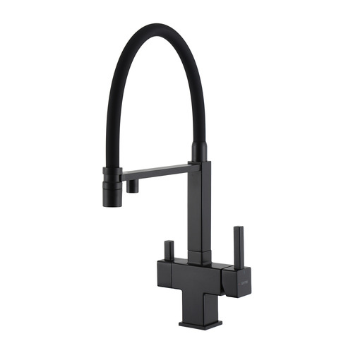 Смеситель для кухни с гибким изливом Gappo G4395-56 Чёрный