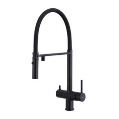 Смеситель для кухни с гибким изливом Gappo G4397-86 Чёрный