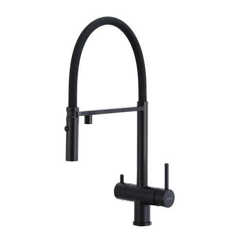 Смеситель для кухни с гибким изливом Gappo G4397-86 Чёрный