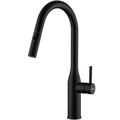 Смеситель для кухни с выдвижной лейкой Gappo G4398-46 Чёрный