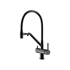 Смеситель для кухни с гибким изливом Gappo G4398-86 Чёрный
