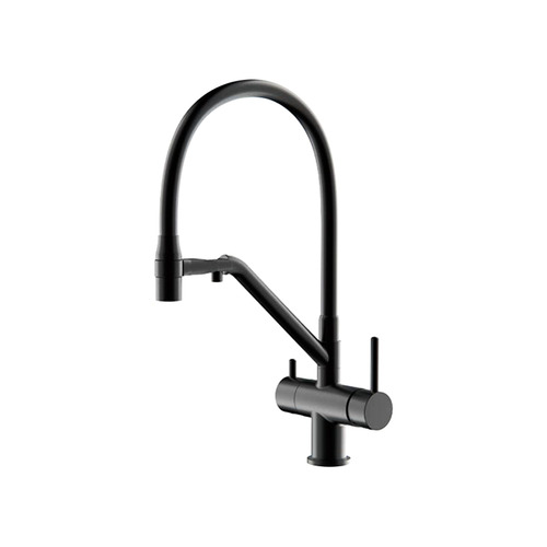 Смеситель для кухни с гибким изливом Gappo G4398-86 Чёрный
