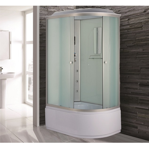 Душевая кабина Niagara Classic NG-3320-14L 120х80 с гидромассажем профиль серебро матовое стекло левая