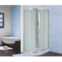 Душевая кабина Niagara Eco NG-4312-08R 120х80 профиль серебро матовое стекло правая