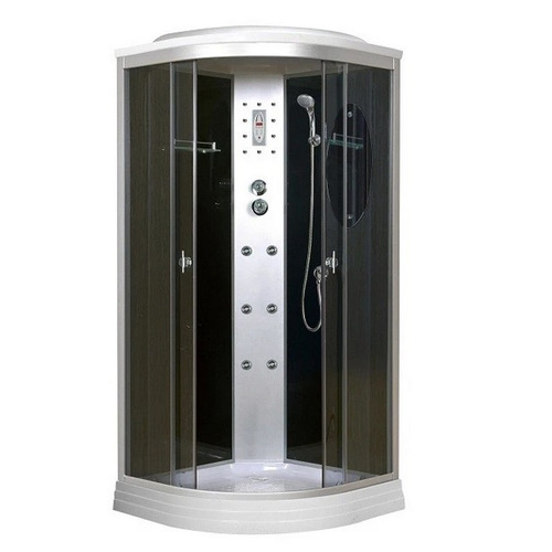 Душевая кабина Niagara Premium NG-5012-01 120х120 с гидромассажем профиль серебро тонированное стекло