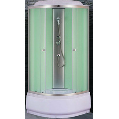 Душевая кабина Niagara Eco NG-7308-08 90х90 профиль серебро матовое стекло