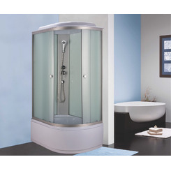 Душевая кабина Niagara Eco NG-7310-14L 120х80 профиль серебро матовое стекло левая