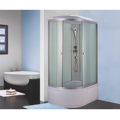 Душевая кабина Niagara Eco NG-7310-14R 120х80 профиль серебро матовое стекло правая
