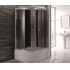 Душевая кабина Niagara Eco NG-7510-14R 120х80 профиль серебро стекло с рисунком мозаика правая