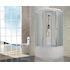 Душевая кабина Niagara Eco NG-8308-14 90х90 профиль белый матовое стекло