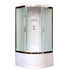 Душевая кабина Royal Bath RB100BK6-WC-CH 100х100 рифленое матовое стекло