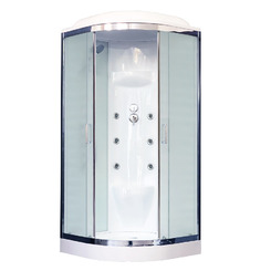 Душевая кабина Royal Bath RB100HK7-WC-CH 100х100 рифленое матовое стекло с гидромассажем