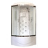 Душевая кабина Royal Bath RB100NRW-C-CH 100х100 рифленое матовое стекло с гидромассажем
