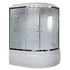 Душевая кабина Royal Bath RB150ALP-C-CH-L 150х100 рифленое матовое стекло с гидромассажем левая