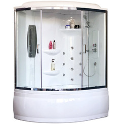 Душевая кабина Royal Bath RB150ALP-T-CH-R 150х100 с гидромассажем правая