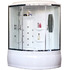 Душевая кабина Royal Bath RB170ALP-T-CH-L 170х100 с гидромассажем левая