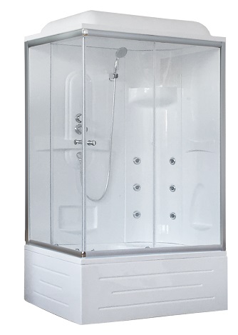 Душевая кабина Royal Bath RB8100BP2-T-R 100х80 с гидромассажем правая