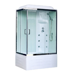 Душевая кабина Royal Bath RB8100BP3-WT-CH-R 100х80 с гидромассажем правая