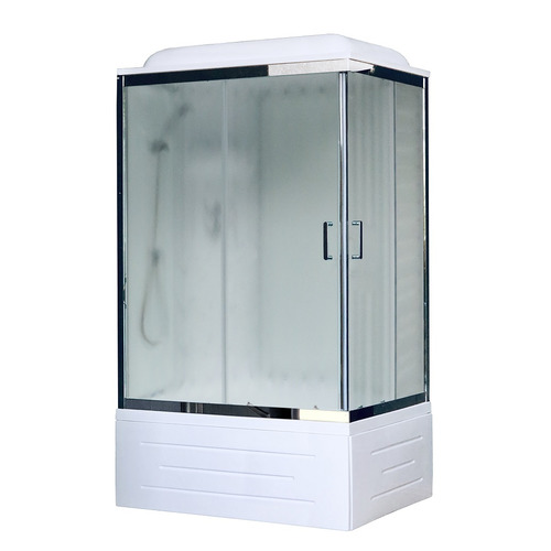 Душевая кабина Royal Bath RB8100BP6-WC-CH-L 100х80 рифленое стекло левая