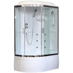 Душевая кабина Royal Bath RB8120BK2-T-CH-R 120х80 с гидромассажем правая