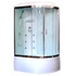 Душевая кабина Royal Bath RB8120BK3-WT-CH-L 120х80 с гидромассажем левая