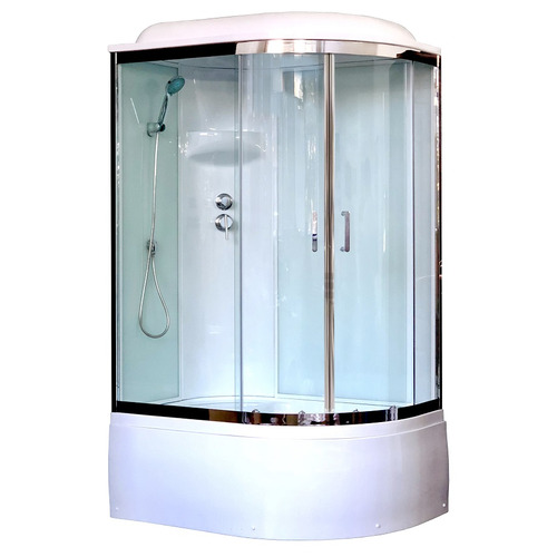 Душевая кабина Royal Bath RB8120BK6-WT-CH-L 120х80 левая