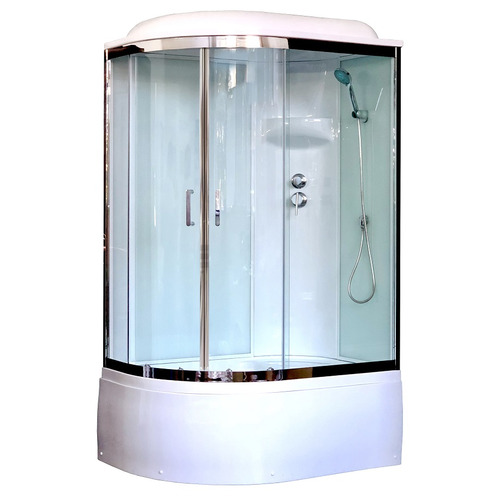 Душевая кабина Royal Bath RB8120BK6-WT-CH-R 120х80 правая