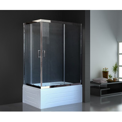 Душевой уголок Royal Bath RB8120BP-T-CH-R 120х80 прямоугольный