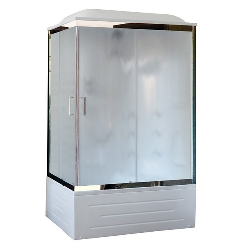 Душевая кабина Royal Bath RB8120BP2-M-CH-R 120х80 с гидромассажем рифленое стекло правая