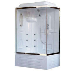Душевая кабина Royal Bath RB8120BP2-T-CH-L 120х80 с гидромассажем левая