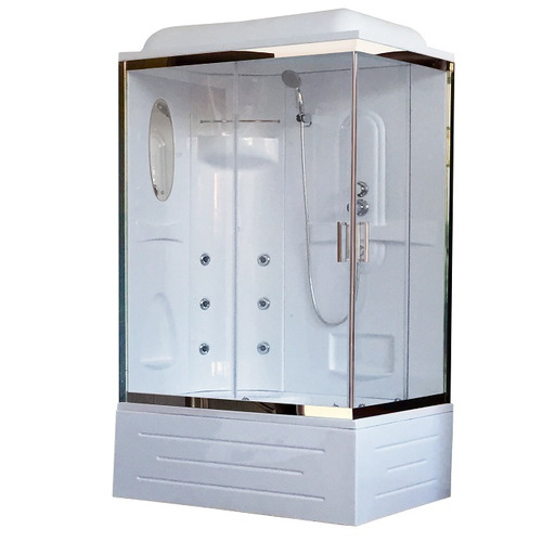 Душевая кабина Royal Bath RB8120BP2-T-CH-L 120х80 с гидромассажем левая