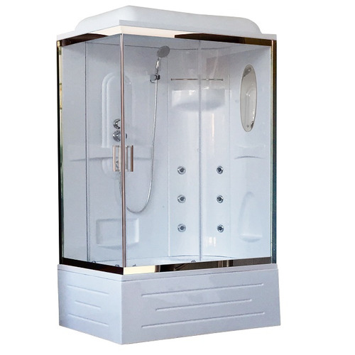 Душевая кабина Royal Bath RB8120BP2-T-CH-R 120х80 с гидромассажем правая
