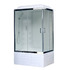 Душевая кабина Royal Bath RB8120BP3-WC-CH-L 120х80 с гидромассажем рифленое стекло левая