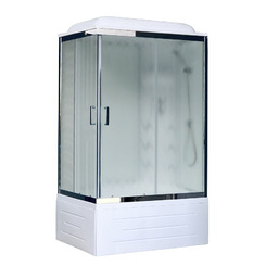 Душевая кабина Royal Bath RB8120BP3-WC-CH-R 120х80 с гидромассажем рифленое стекло правая