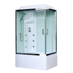 Душевая кабина Royal Bath RB8120BP3-WT-CH-L 120х80 с гидромассажем левая