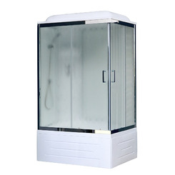 Душевая кабина Royal Bath RB8120BP6-WC-CH-L 120х80 рифленое стекло левая