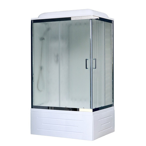 Душевая кабина Royal Bath RB8120BP6-WC-CH-L 120х80 рифленое стекло левая