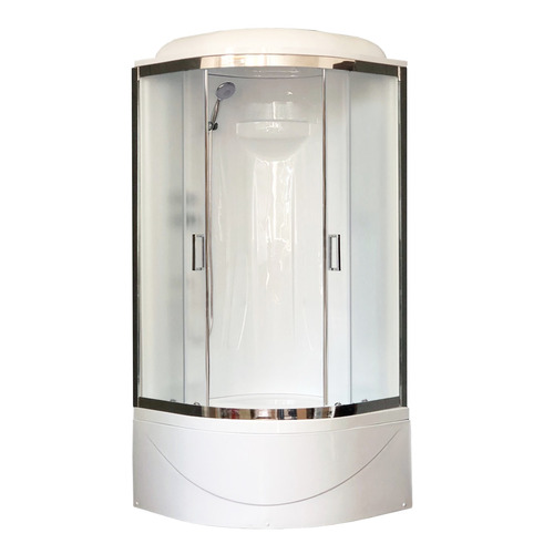 Душевая кабина Royal Bath RB90BK1-M-CH 90х90 рифленое матовое стекло