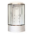Душевая кабина Royal Bath RB90BK2-M-CH 90х90 рифленое матовое стекло с гидромассажем