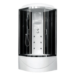 Душевая кабина Royal Bath RB90BK3-BT-CH 90х90 с гидромассажем