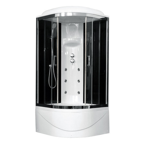 Душевая кабина Royal Bath RB90BK3-BT-CH 90х90 с гидромассажем