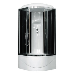 Душевая кабина Royal Bath RB90BK6-BT-CH 90х90