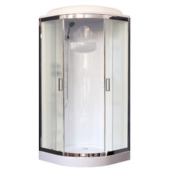 Душевая кабина Royal Bath RB90HK1-M-CH 90х90 рифленое матовое стекло
